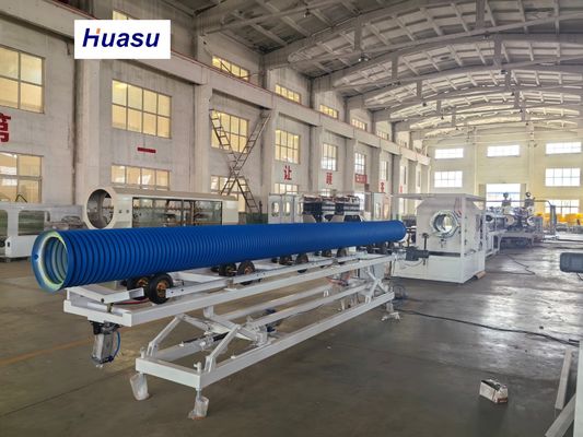 32-1600mm PVC Pipe Extrusion Line with Automatic Production Line and Air or Water Cooling