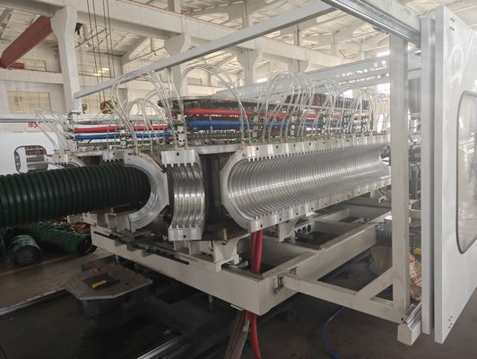 Advanced Top Notch Corrugated Pipe Extrusion Line With Screw Material 38CrMoALA And Gear Material 20CrMnTi