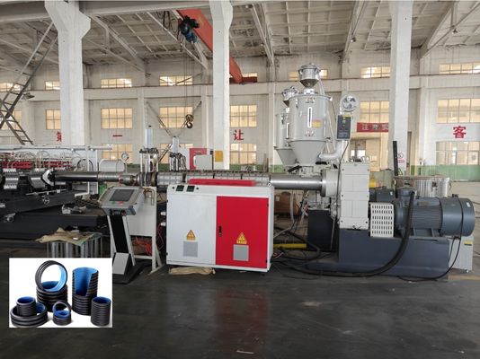 Double Wall Corrugated Pipe Extrusion Line HDPE PP 32-1600mm