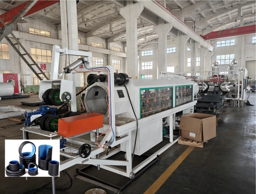 Double Wall Corrugated Pipe Extrusion Line 63mm with Auto Feeding
