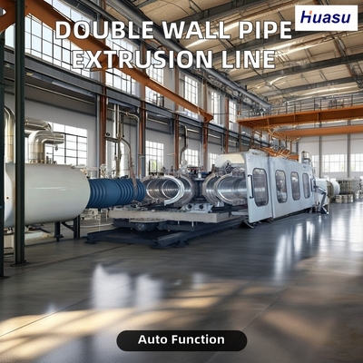 High-Speed PVC Double Wall Corrugated Pipe Extrusion Line 500-2000Kg/h