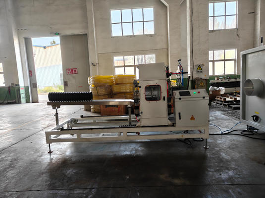 Double Wall Corrugated Pipe Extrusion Line with 1 Set Water Cooling Tank HV>740 Barrel Screw and 1 Year Warranty