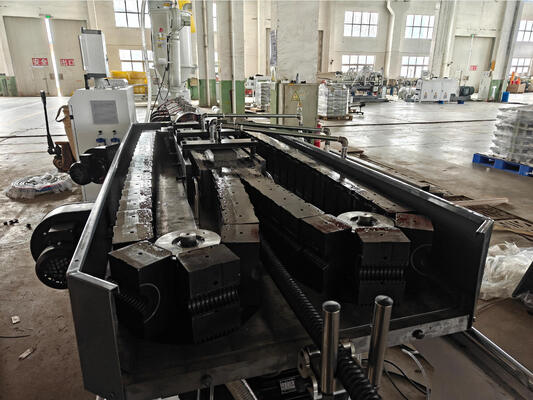 PLC Control Single Wall Corrugated Pipe Extrusion Line with 37kw Motor Power and Single-screw Design