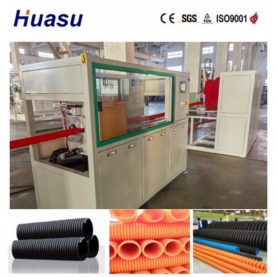 PLC Controlled Corrugated Pipe Extrusion Line with 32mm-1600mm Pipe Range for High Productivity