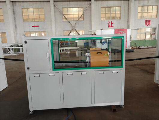 PLC Controlled Single Wall Corrugated Pipe Extrusion Line with Water Cooling and Siemens Motor