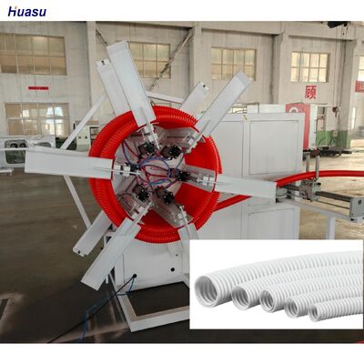 Siemens Inverter Corrugated pipe extrusion line computerized control delivers high precision and stable extrusion speed