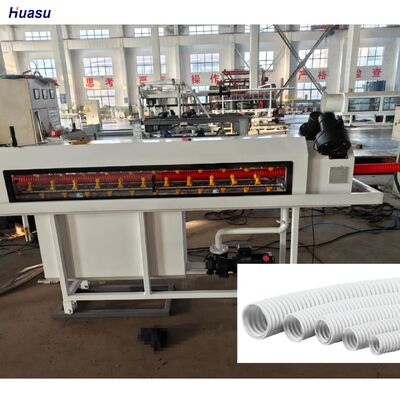 Siemens Schneider Single Wall Corrugated Pipe Extrusion Line PLC Control Remote Control Durable Equipment