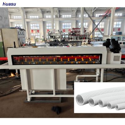 HDPE Corrugated Pipe Production Line Machine For Creating Flexible Pipes Used In Water Supply And Sewage Systems