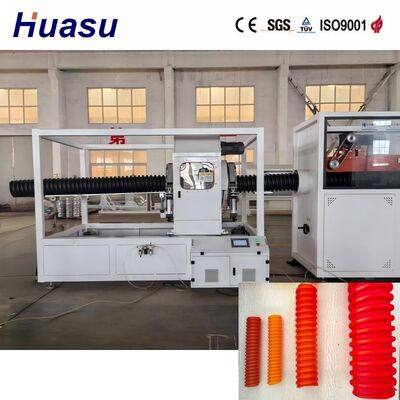 Extruder Output 200 to 1000kg per hour Carbon Spiral Pipe Suitable for Industrial Applications and Custom Voltage 380V Options