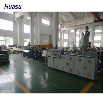 Two Extruders 160kg/H 200mm HDPE Pipe Extrusion Line